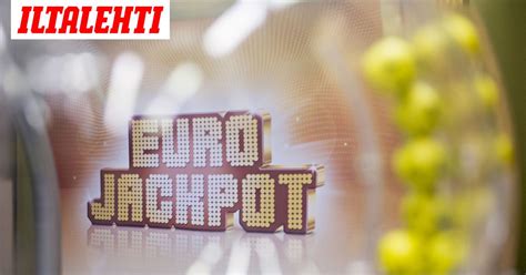 veikkaus eurojackpot|eurojackpot voitto suomeen.